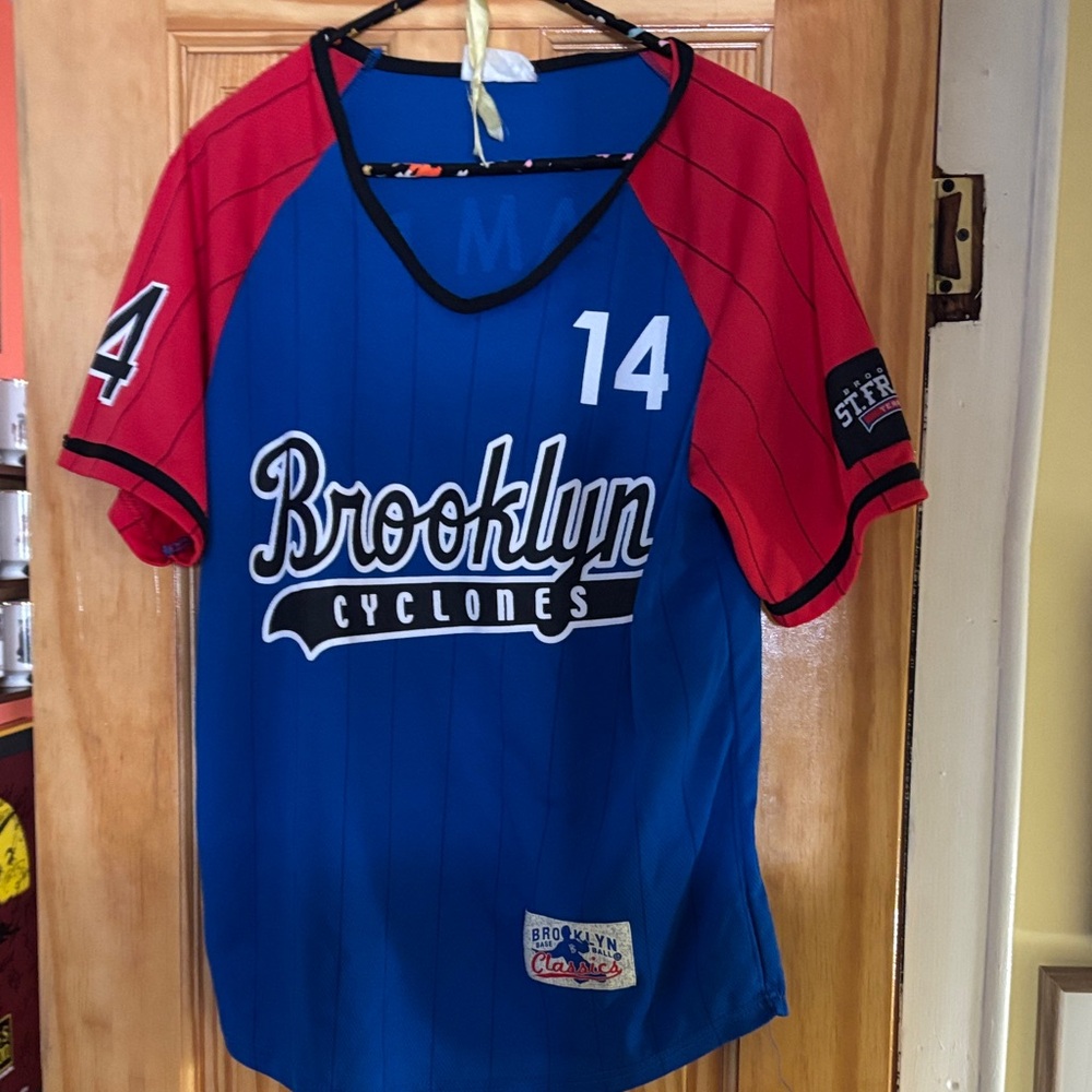 Brooklyn Cyclones Dream Big Blue and Red Jersey